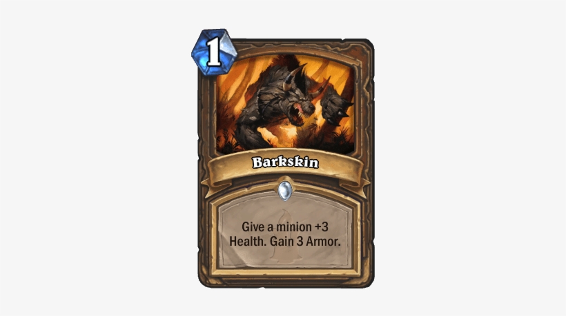 Malfurion The Pestilent Hero - Barkskin Hearthstone, transparent png #3796271