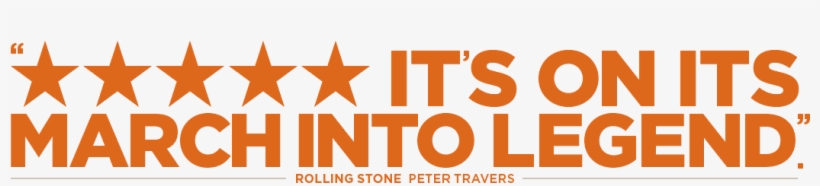 20 Rolling Stone - Peter Travers Rolling Stone Quotes, transparent png #3796432