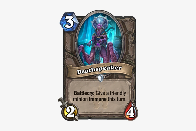 The Hunter Has Enough Deathrattle Minions To Make A - Deathspeaker Hearthstone, transparent png #3796590