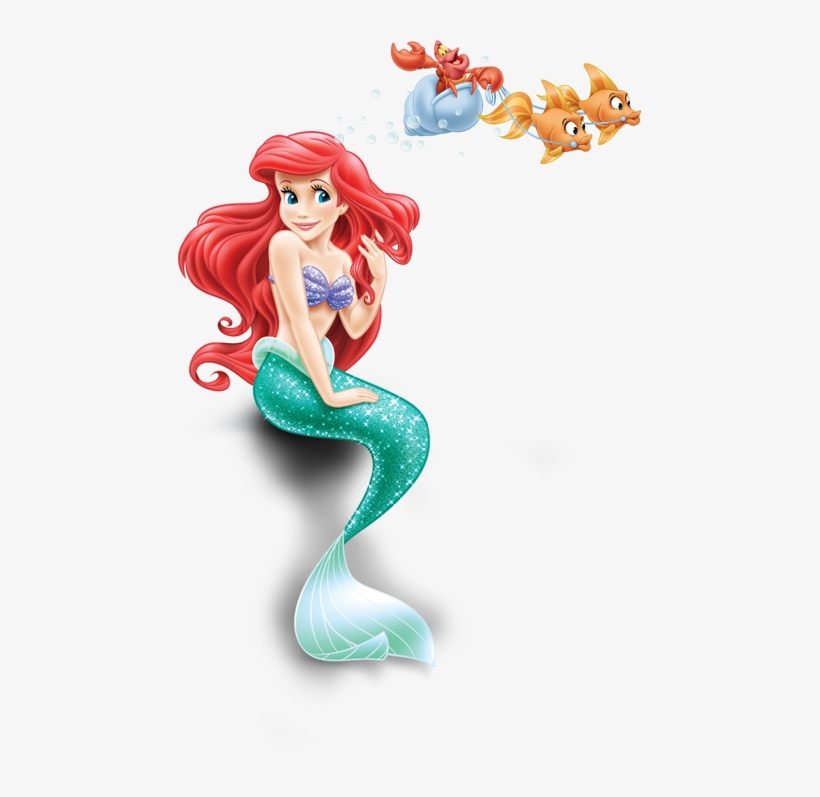 Arielnewuk - Disney's The Little Mermaid Magic Pen Painting Book, transparent png #3796622