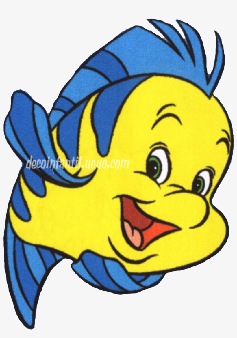 Flounder Little Mermaid Cartoon, transparent png #3796669