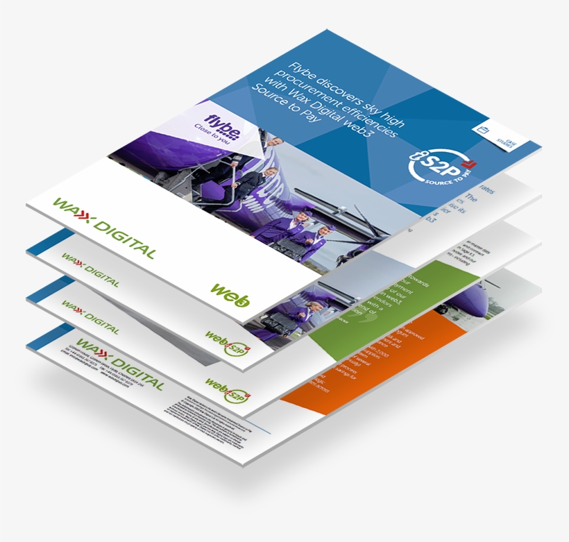 Flybe Source To Pay Case Study - Brochure, transparent png #3796722