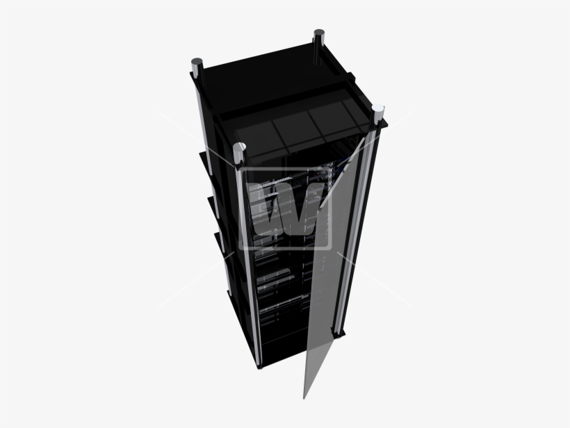 Server Rack Tower - Modern Server Rack, transparent png #3796882