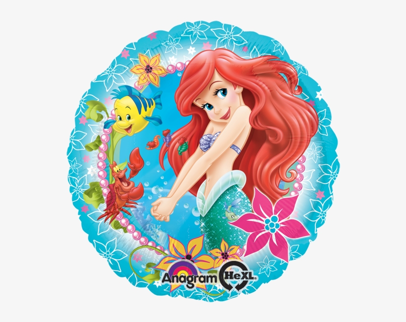 Sku - - Globos Metalicos De La Sirenita, transparent png #3796978