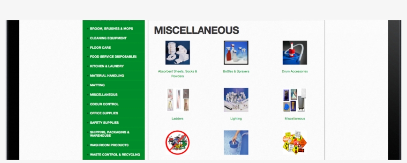 Miscellaneous Janitorial Supplies - Toronto, transparent png #3797001