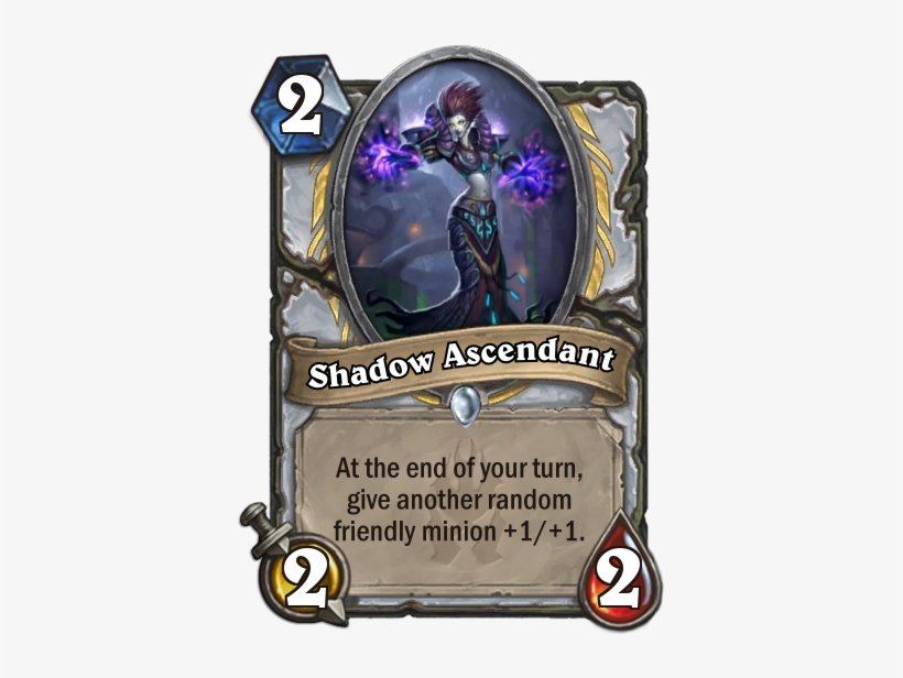 Shadow Ascendant (2/2)type - Hearthstone Most Useless Cards, transparent png #3797074