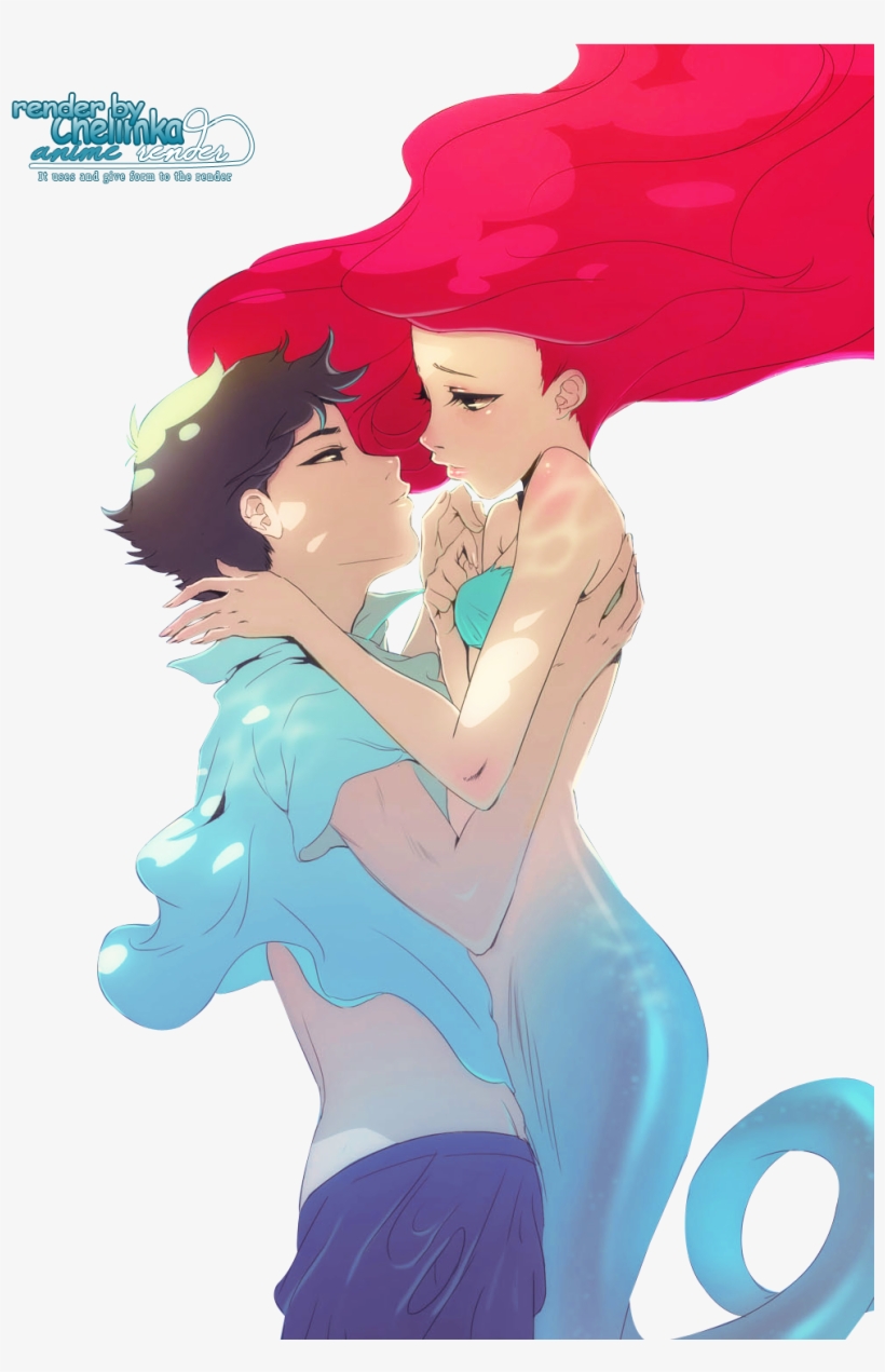 Little Mermaid Anime Style, transparent png #3797519