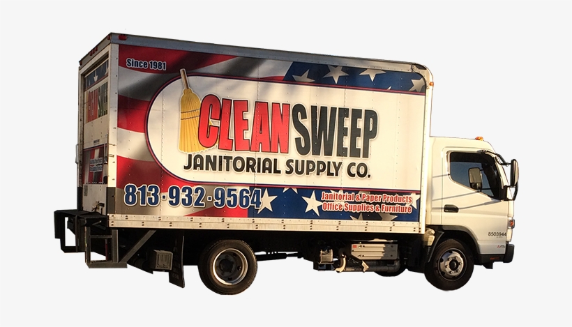 Clean Sweep Supply Truck - Tilt Your Screen Back, transparent png #3797727