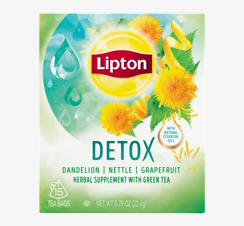 Lipton Detox Tea, transparent png #3797851