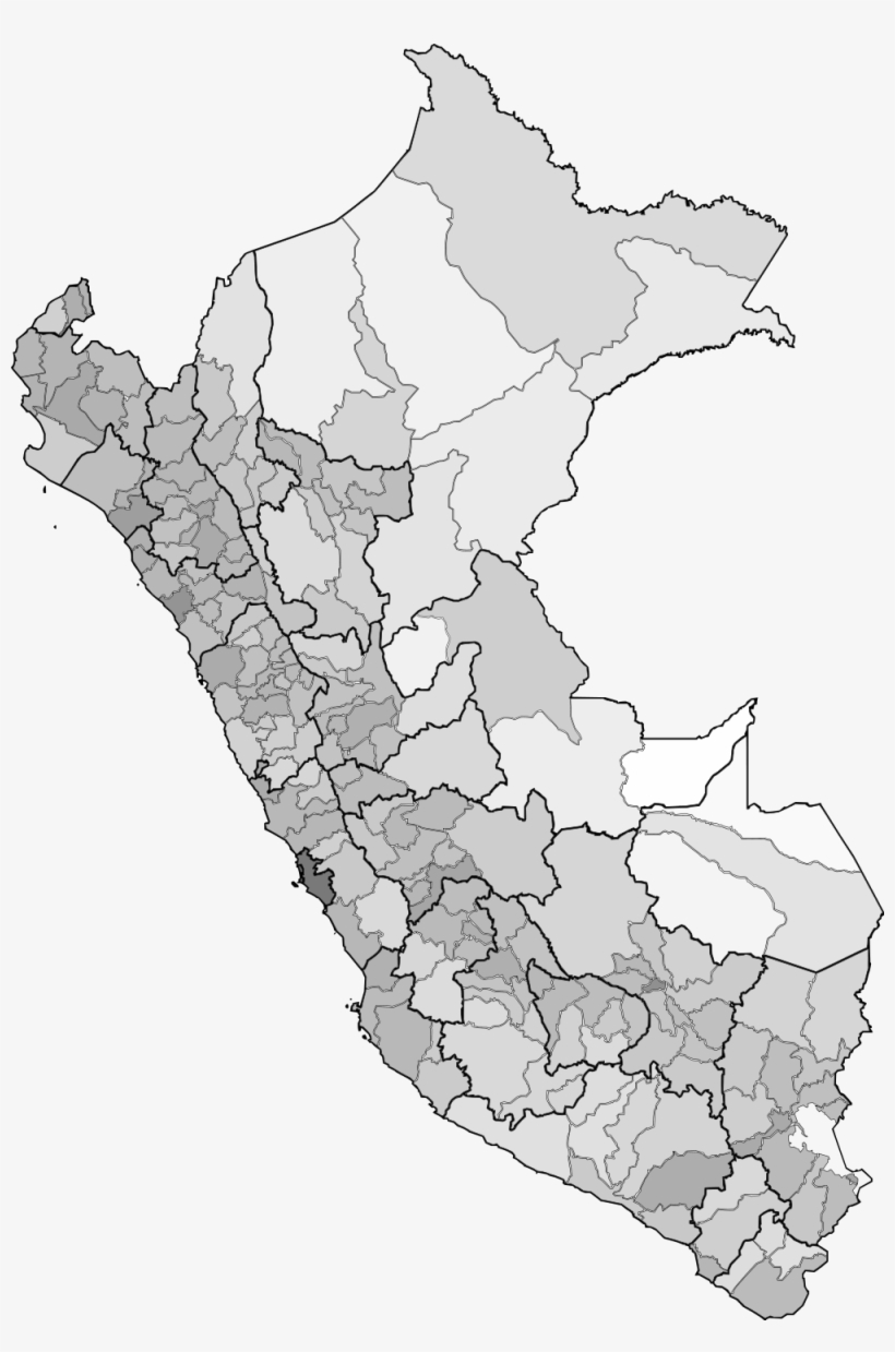 El Baúl De La Geografía - Mapa Provincial Del Peru, transparent png #3797898