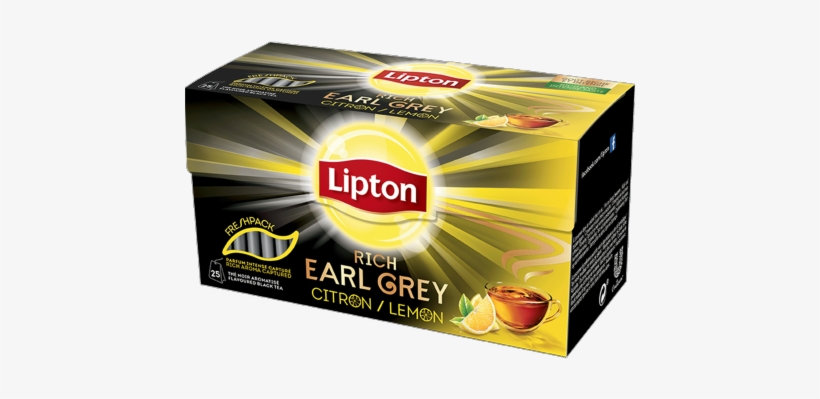 Lipton Rich Earl Grey Citron - Lipton, transparent png #3798373