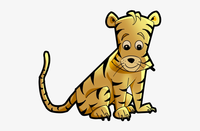 Wildlife Clipart Lion Tiger Cat Cartoon Animals Png - Cartoon Animals, transparent png #3798400
