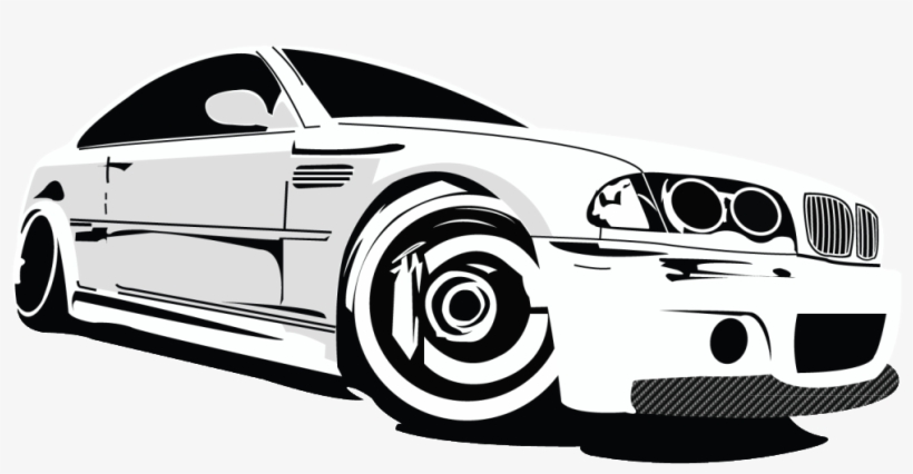 Bmw E 46 Vector, transparent png #3799061