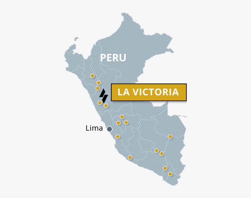 La Victoria, Ancash, Peru - Peru Map Png, transparent png #3799177
