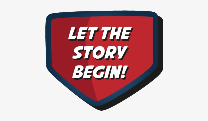 Let The Story Begin -button - Emblem, transparent png #3799333
