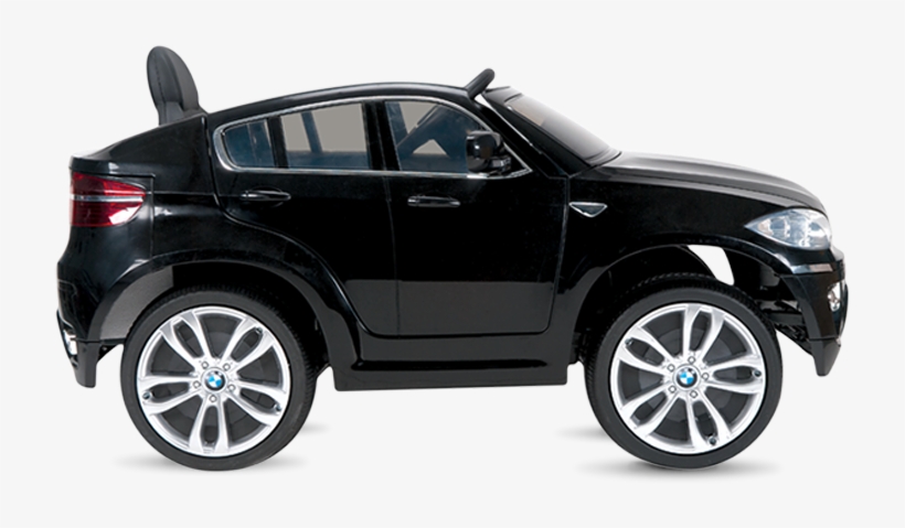 Bmw X6, Black Electric Ride On - Voiture Électrique 4x4 Bmw X6 Bleu Métallisé, transparent png #3799404