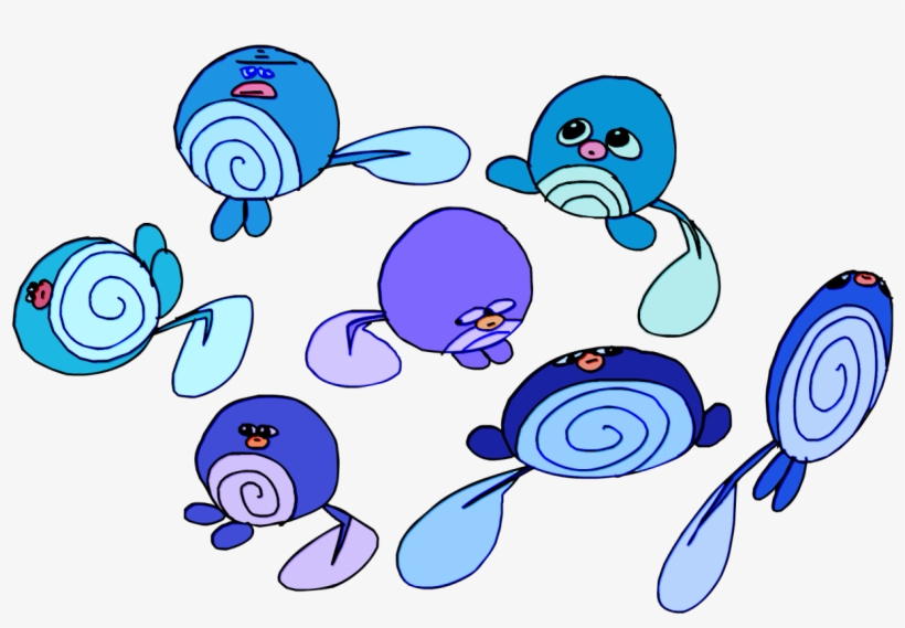 Poliwags For My Bff Friend Forever - Digital Art, transparent png #3799940