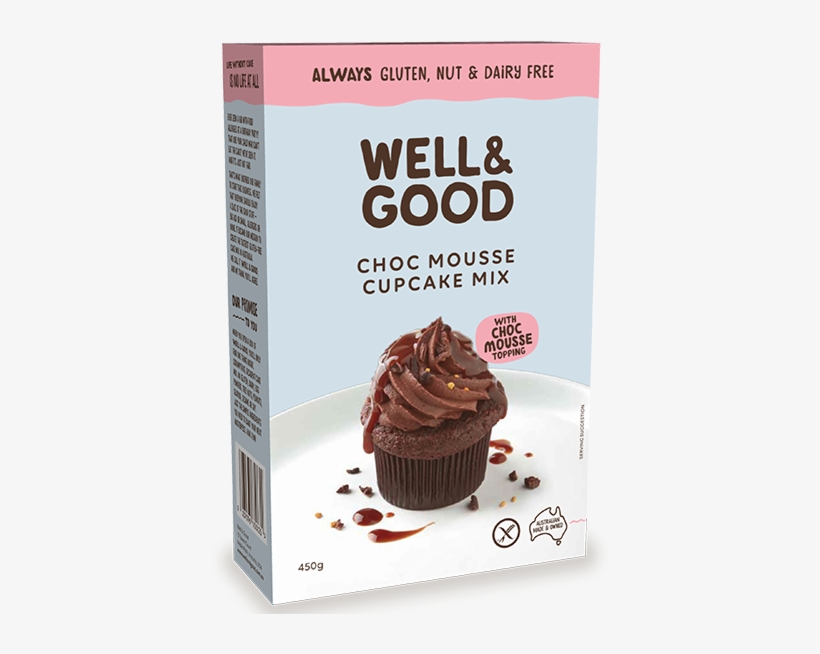Choc Mousse Cupcake - Well And Good Crusty Bread Mix 460g G/f, transparent png #380123