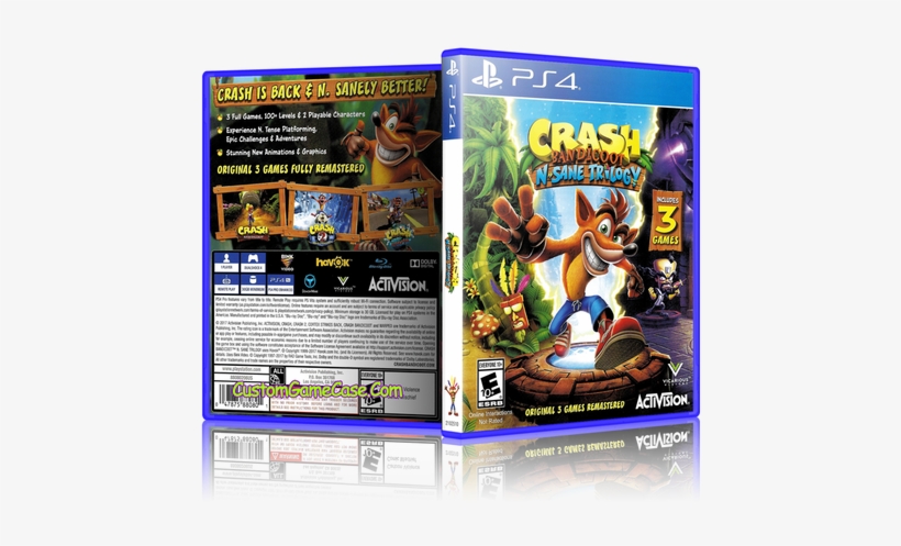 Crash Bandicoot N-sane Trilogy - Ps4 Crash Bandicoot N-sane Trilogy, transparent png #380160