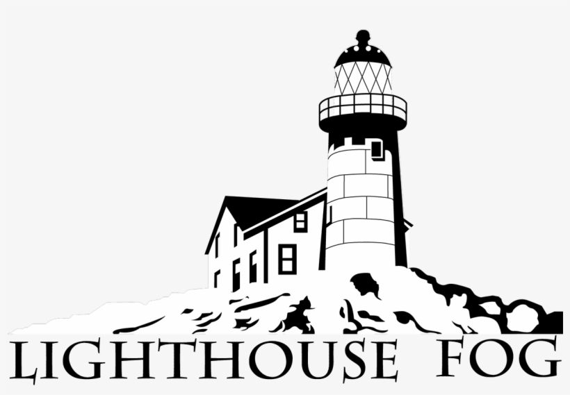 Drawn Lighthouse Fog - Drawing, transparent png #380296