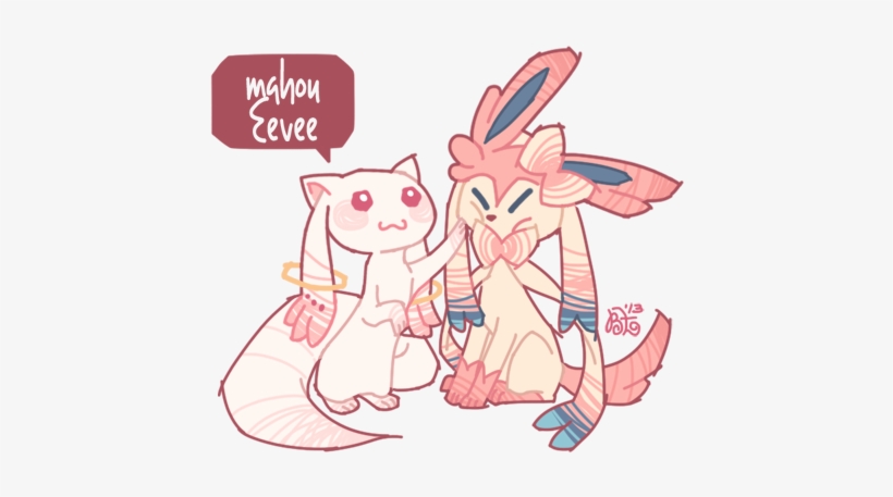 Mahou Shoujo Madoka Magica Images Kyubey And Mahou - Cartoon, transparent png #380525