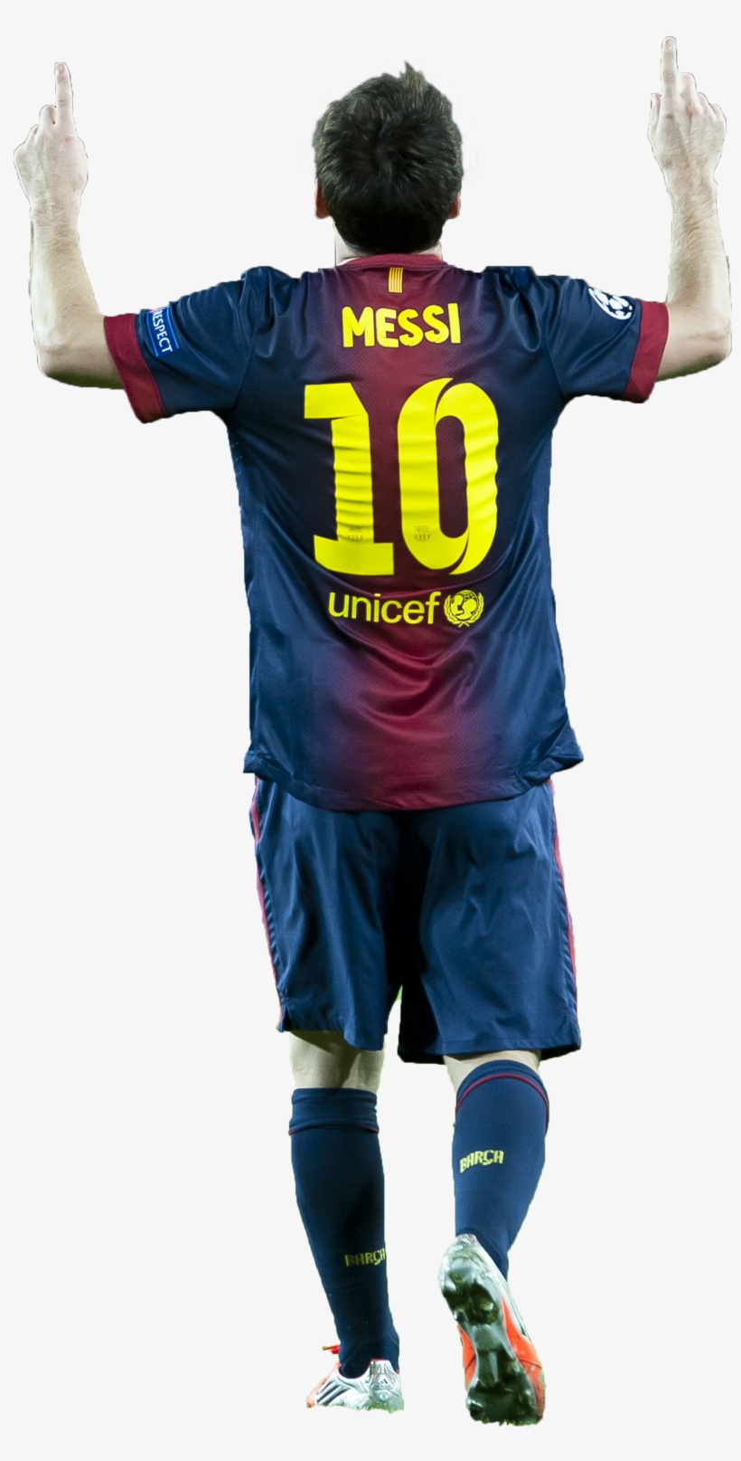 Lionel Messi - Football Photo - Barcelona Lionel Messi Champions League, transparent png #380907