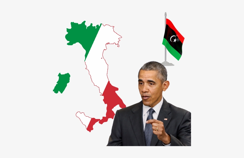 Italy / Libya / Obama - Italy Map, transparent png #380946