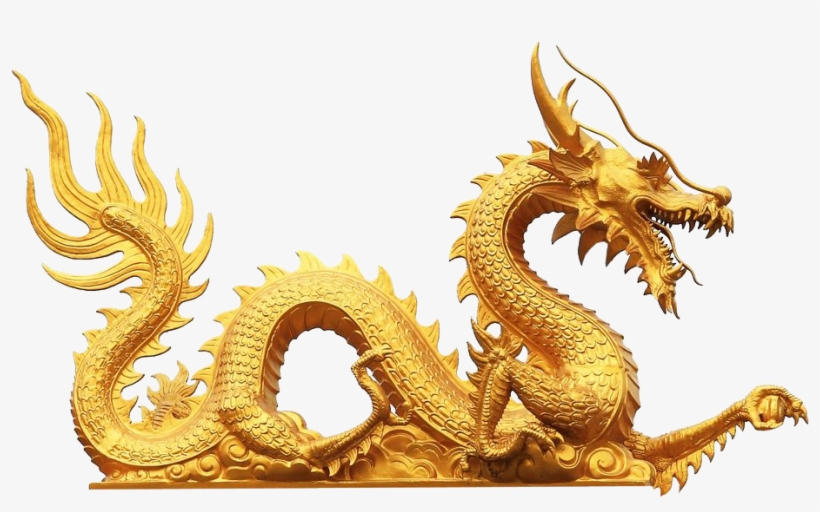 For Many Reasons, China's Economy Is Called Chinese - Chinese Dragon Transparent Gold Dragon Png, transparent png #381015
