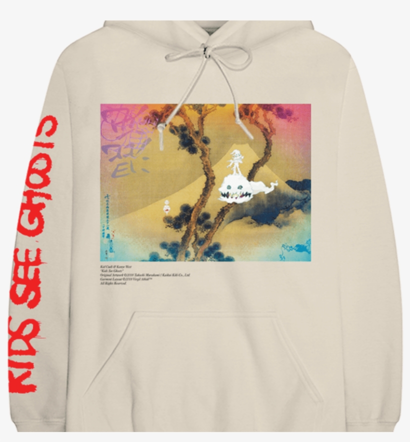 Kids See Ghosts Hoodie V2 Kanye West - Kids See Ghost Shirt, transparent png #381068
