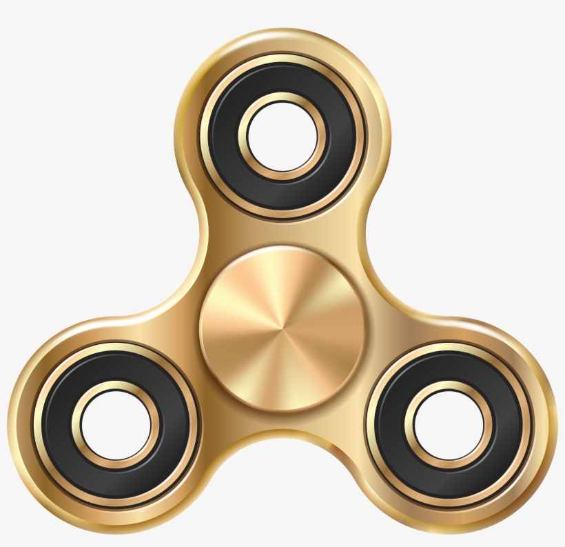 Gold Spinner Png Clip Art, transparent png #381167