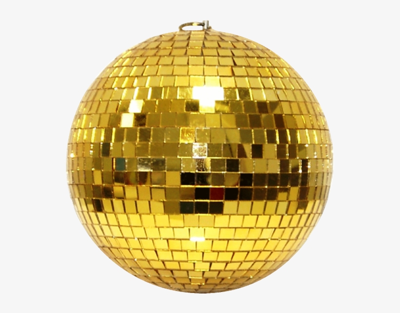 Disco Ball Transparent Png Stickpng Spiegelkugel 20cm - 7even Spiegelkugel 20cm Gold // Discokugel - Mirrorball, transparent png #381351