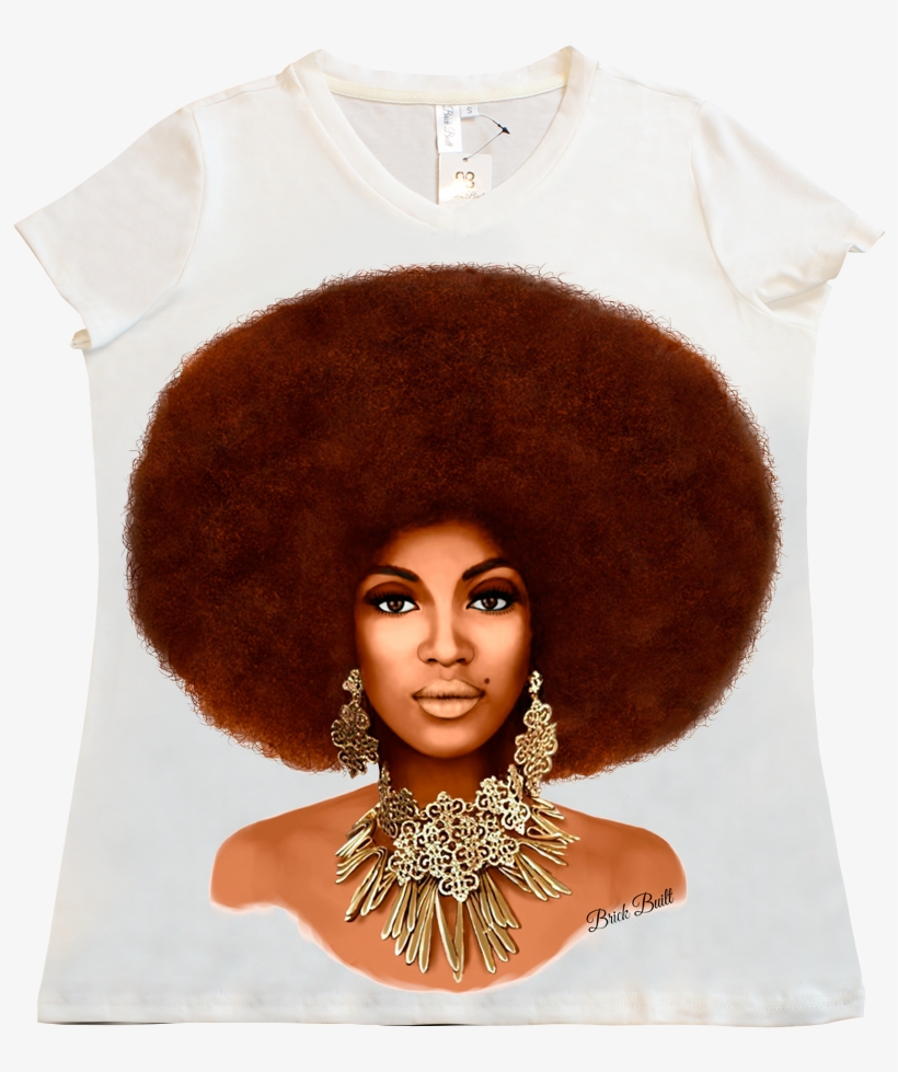 Afro Signature T-shirt - Afro, transparent png #381468