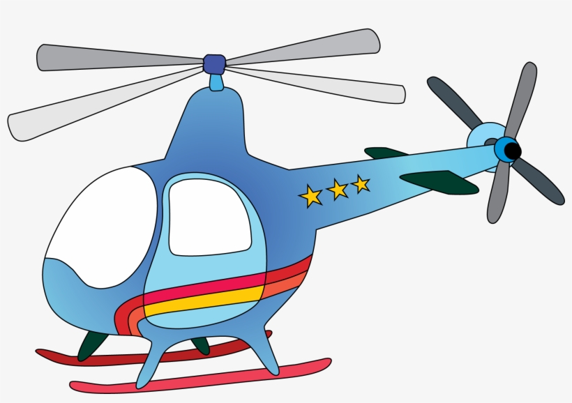 Helicopter Clipart - Clip Art Of Helicopter, transparent png #382014