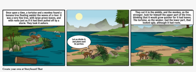 The Tortoise & The Monkey - Cartoon, transparent png #382291