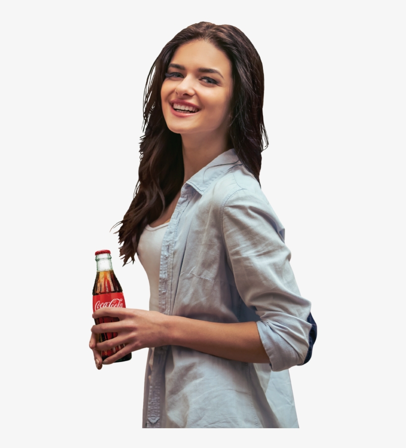 Guided By Our Strategic Framework, We Are Accelerating - Person Drinking Coca Cola Png, transparent png #382369