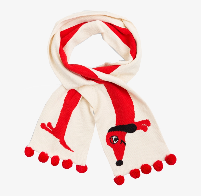 Mini Rodini Dog Scarf - Mini Rodini Dog Scarf, Off-white - 100% Organic Cotton, transparent png #382404