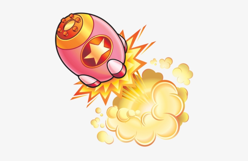 Missile Firing Png Download - Kirby And The Amazing Mirror Missile, transparent png #382444