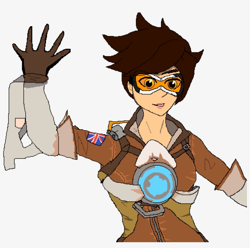 Tracer - Cartoon, transparent png #382592