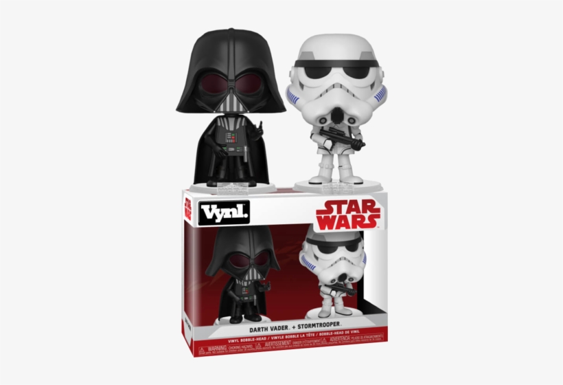Darth Vader & Stormtrooper Vynl - Star Wars Funko Vynl, transparent png #382736