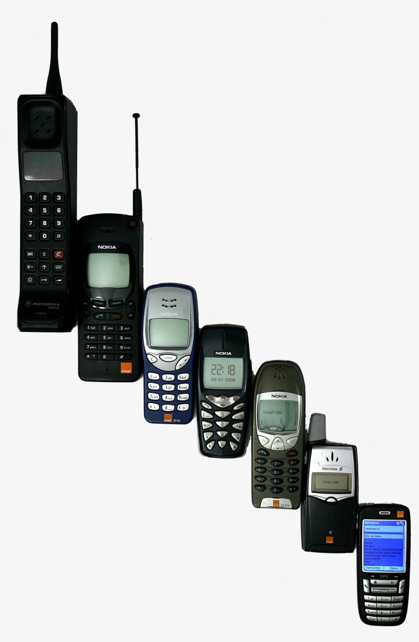 Mobile Phone History Ringer Inventions, Telephone, - First Mobile Phone, transparent png #382773