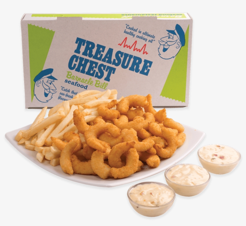 Food Prawn Treasure Chest - Kids' Meal, transparent png #382847