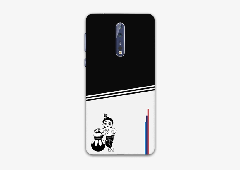 Kid Krishna With Splicing Black Nokia 8 Mobile Case - Iphone, transparent png #382940