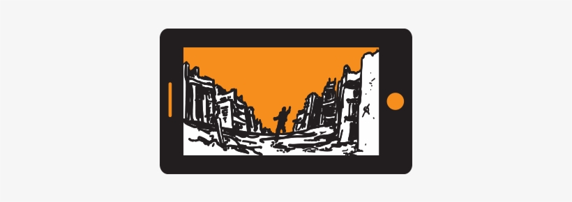 Filming With A Mobile Phone - Illustration, transparent png #383174