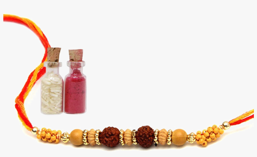 Rudraksha Rakhi Png Image - Bead, transparent png #383194