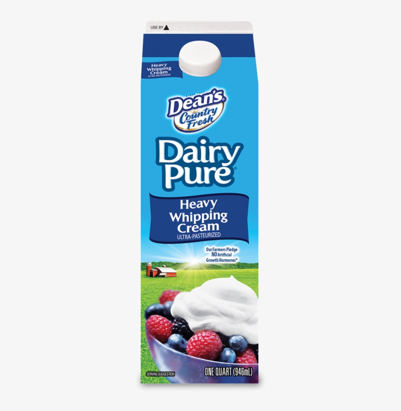 Dean's Country Fresh Dairypure Heavy Whipping Cream - Heavy Whipping Cream, transparent png #383232