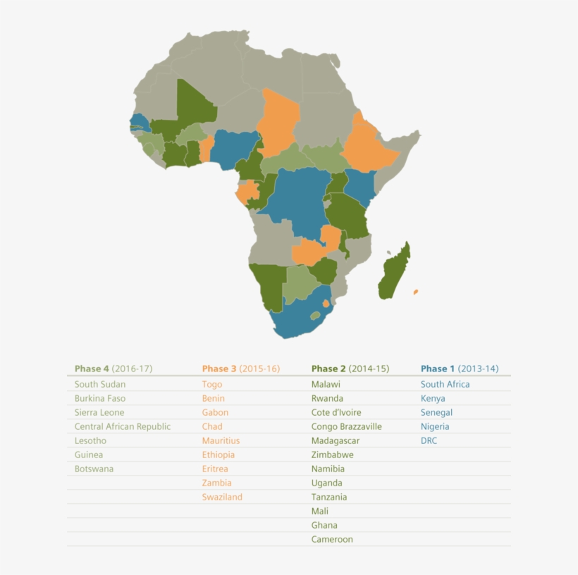 Over 120 English And French-speaking Writers From All - Africa Map, transparent png #383345