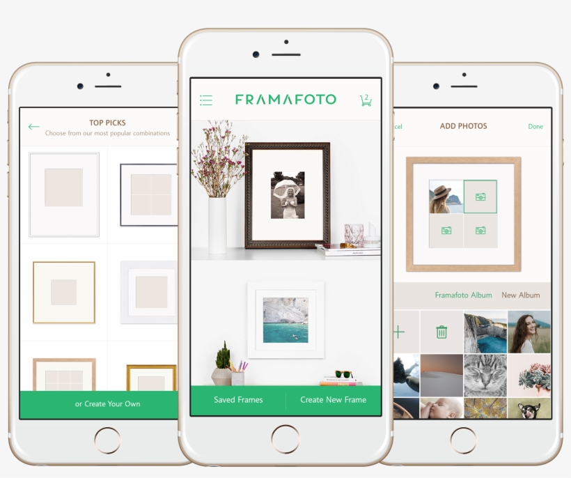 Framafoto Is Now Available In The Us App Store - Picture Frame, transparent png #383364