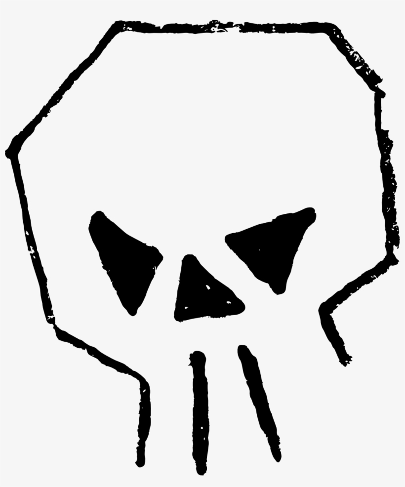 Tags - Skull - Graffiti, transparent png #383400