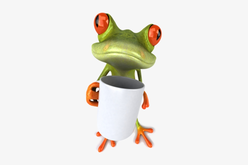 Share This Image - Funny Frog, transparent png #383403