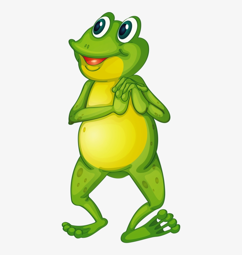 Frogs Clipart Turtle - Frogs Cartoon Png, transparent png #383725